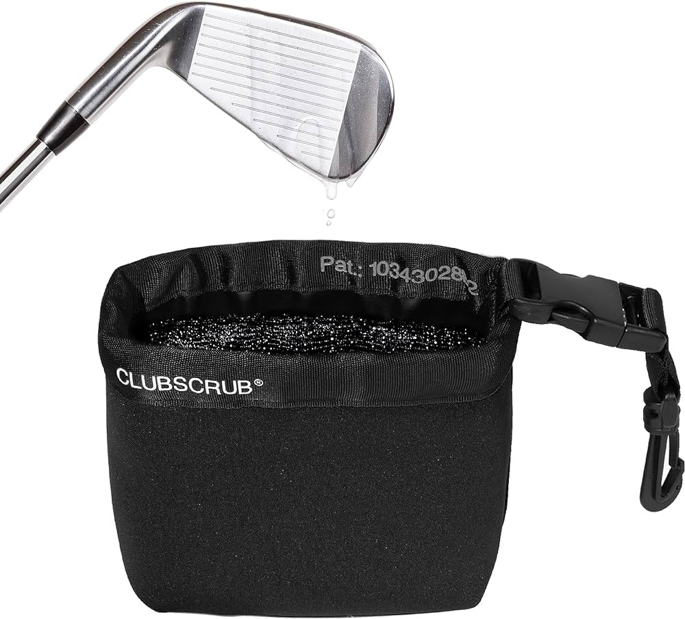 Club Scrub Golf Club and Golf Ball Cleaning Bag, Waterproof Clean Face Technology Liner, Detachab... | Amazon (US)