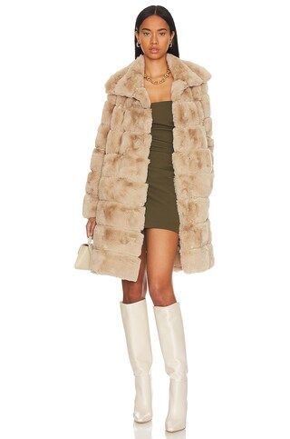 x REVOLVE Faux Fur Long Coat
                    
                    Adrienne Landau | Revolve Clothing (Global)