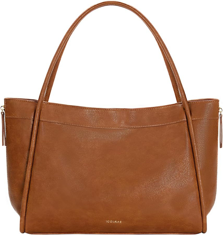 Large Tote Bag for Women Work Vegan Leather Travel Handbags Ladies Laptop Weekender Shoulder Hobo... | Amazon (US)