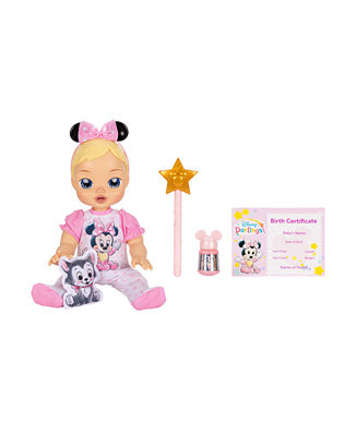 Disney Darlings Deluxe Minnie Mouse Blonde Hair, Blue Eyes Feature Doll - Macy's | Macy's