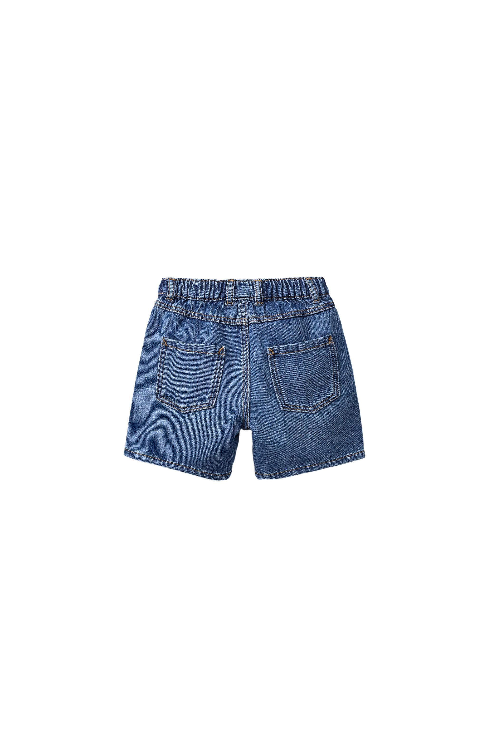 BAGGY DENIM BERMUDA SHORTS | Zara UK