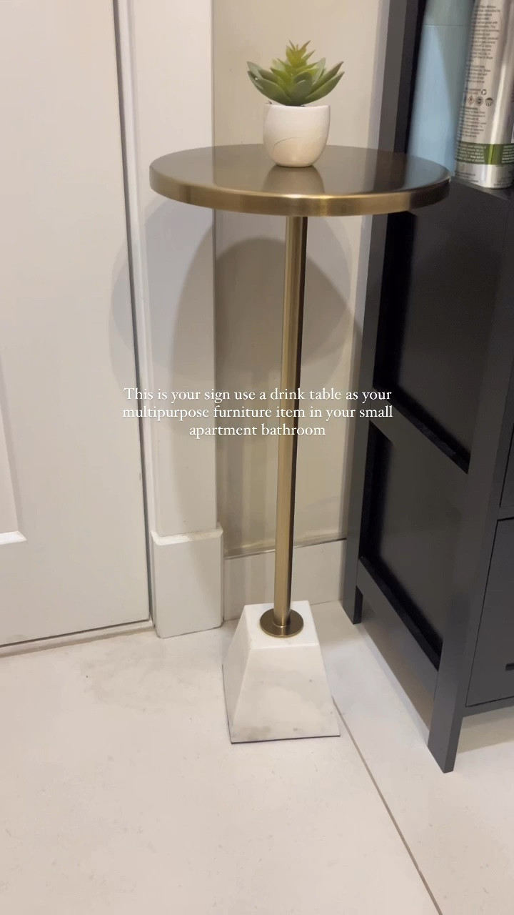 Are drink tables only used for drinks in your living room?…or are they multipurpose👀😧? lol

Since I live in NYC with a small bathroom, I want to maximize the efficiency of the space while elevating the decor. This drink table was perfect! I can use it as a stand alone statement piece or as a clothes holder instead of using the floor lol. I hope this can give you a little inspo for your small space💛



#LTKHome #LTKVideo