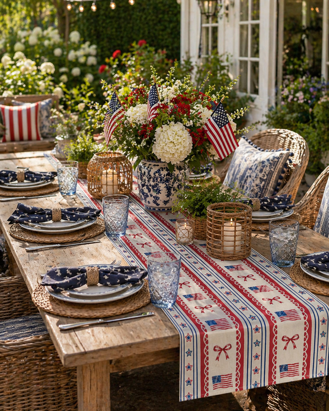 4th of July tablescape  

 #LTKSeasonal #LTKHome