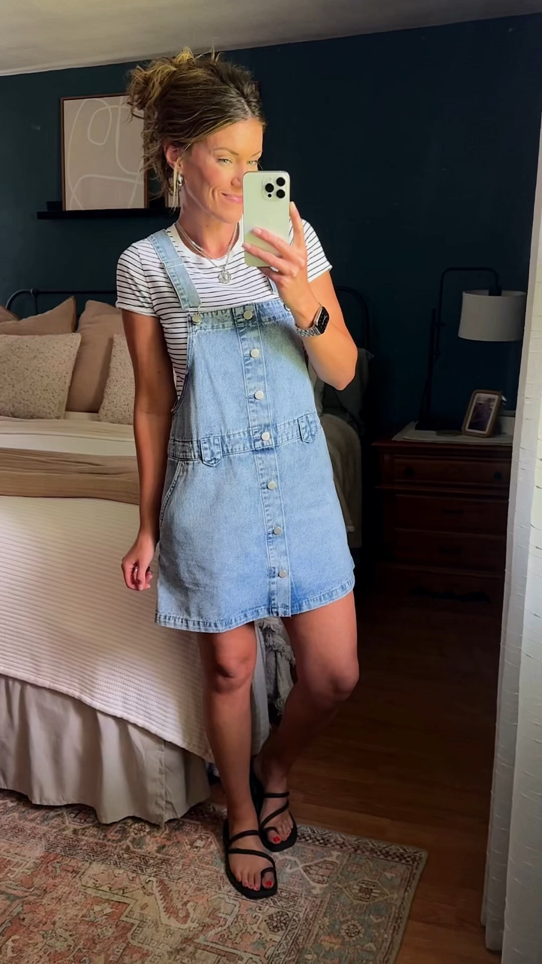 Comfy overall denim dress perfect for Summer. 
Wearing medium

#LTKSeasonal #LTKOver40