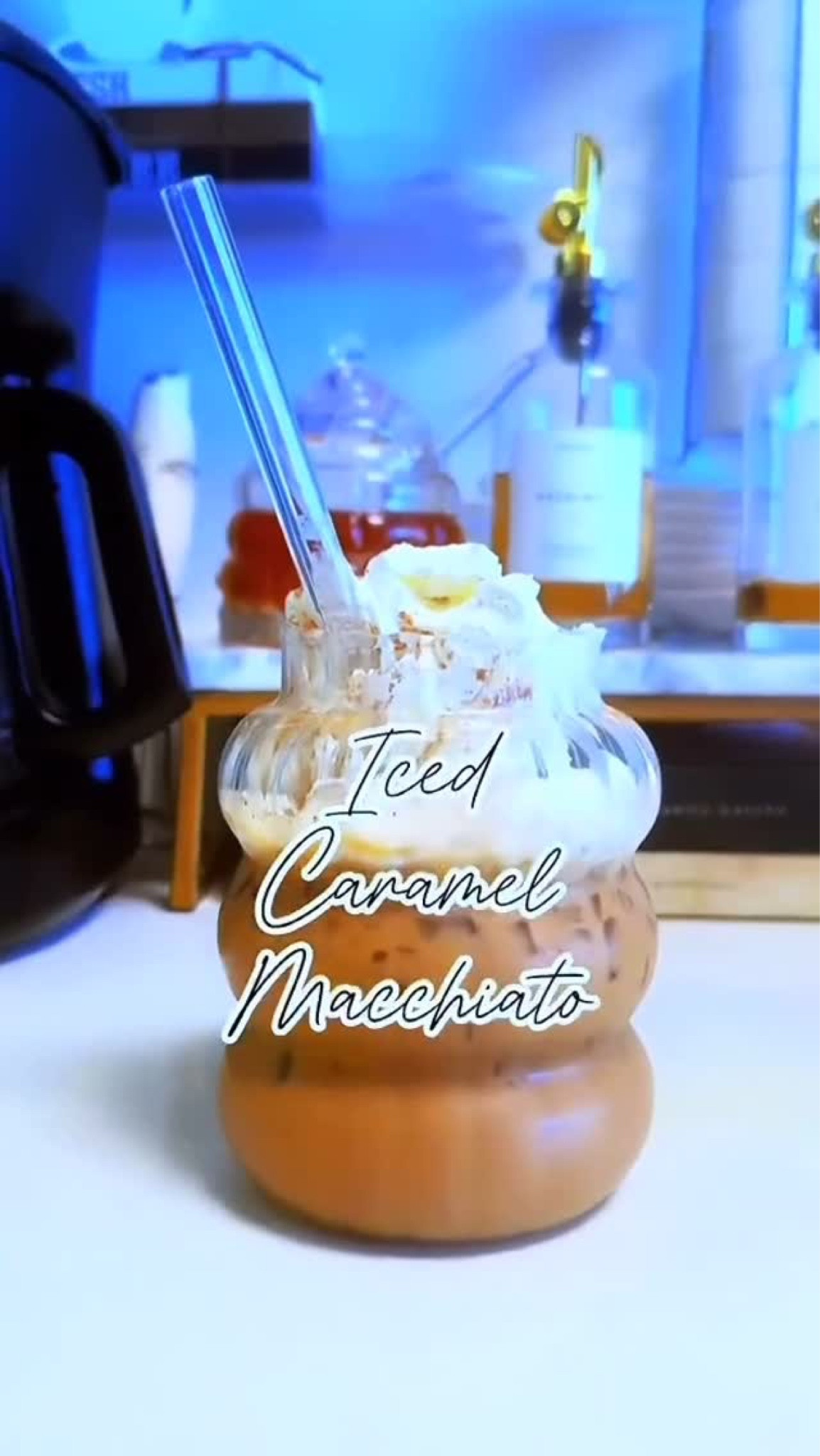 Ice caramel macchiato are better during the winter seasons it stays cold longer. 

What is your favorite coffee or beverage?! 

Comment BUBBLE GLASS for the link to shop! 

#icecoffee #3 #cocktails