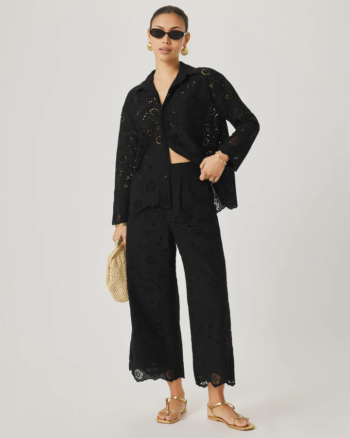 Splendid x @Cellajaneblog Eyelet Button Down | Splendid