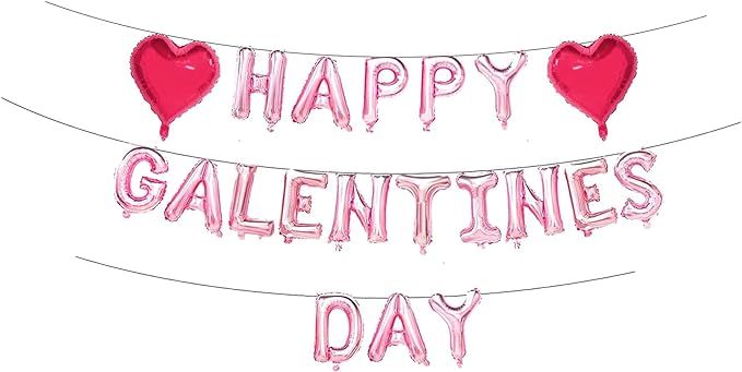 Happy Galentines day balloons, Galentine's Day Party Decorations,Happy galentine’s Day Party Su... | Amazon (US)