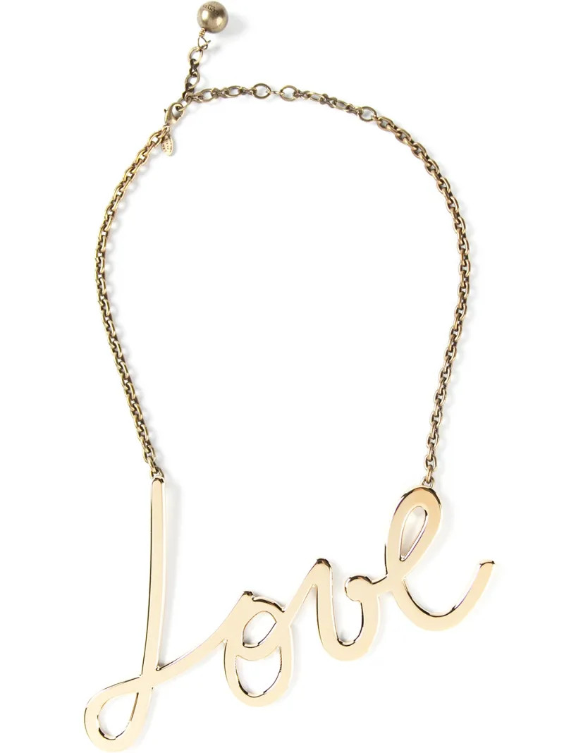 LANVIN 'Love' necklace | FarFetch Global
