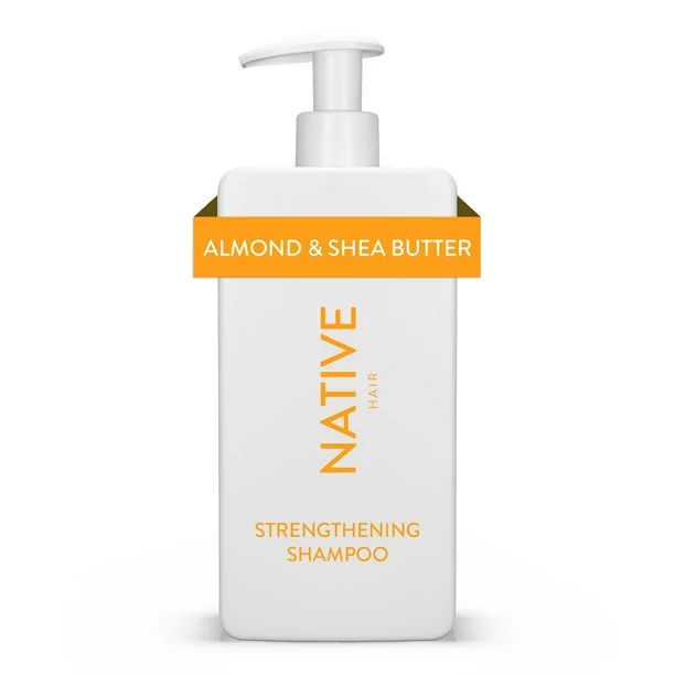 Native Strengthening Shampoo, Almond & Shea Butter, Sulfate & Paraben Free, 16.5 oz | Walmart (US)