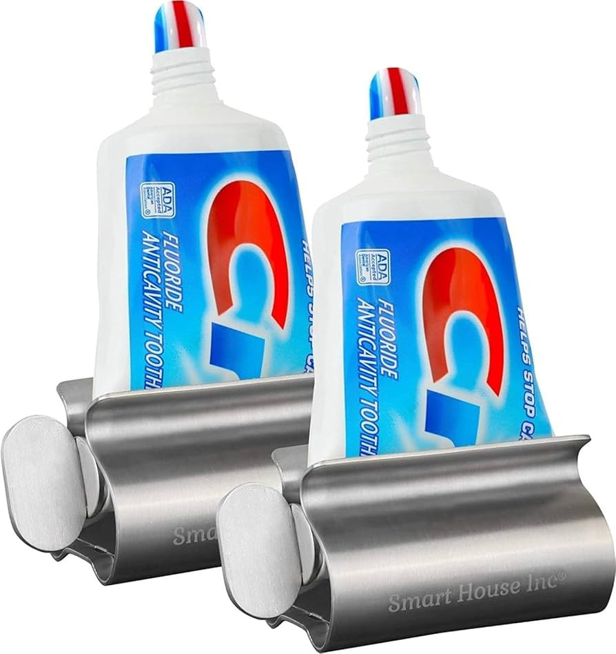 The Original Toothpaste Squeezer Tube Roller Stainless Steel 2 Pieces Tube Squeezer Rollers, Save... | Amazon (US)
