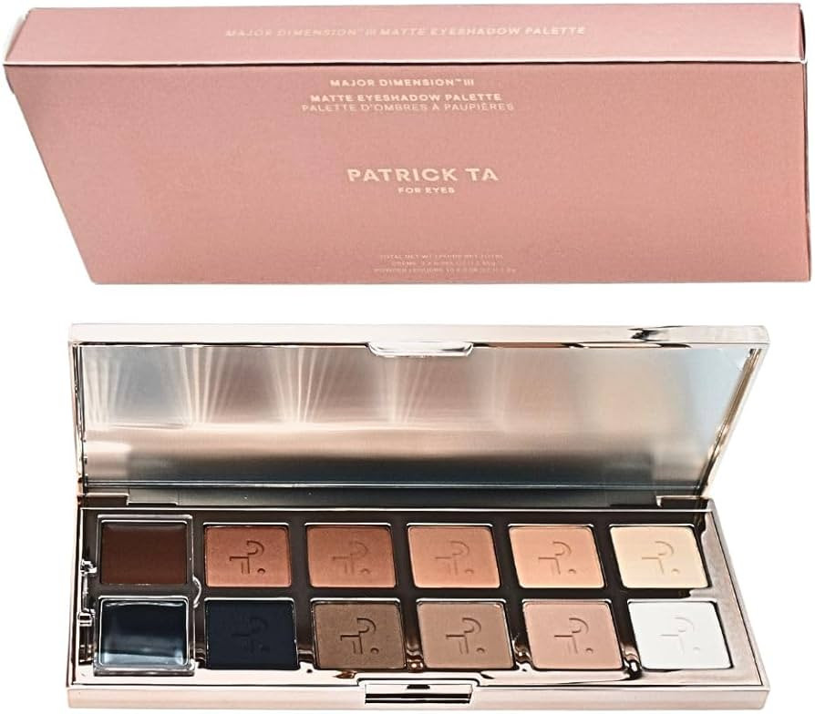 PATRICK TA Major Dimension III Matte Eyeshadow Palette | Amazon (US)