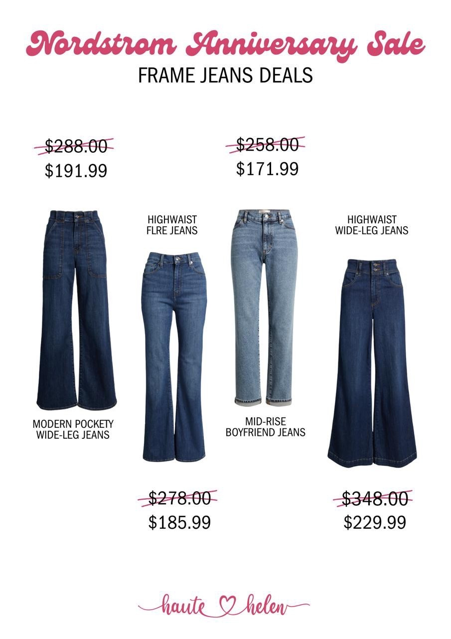 Great deals on FRAME jeans at the Nordstrom Anniversary sale 💖

#jeans #sale #discount

#LTKOver40 #LTKSaleAlert #LTKPetite