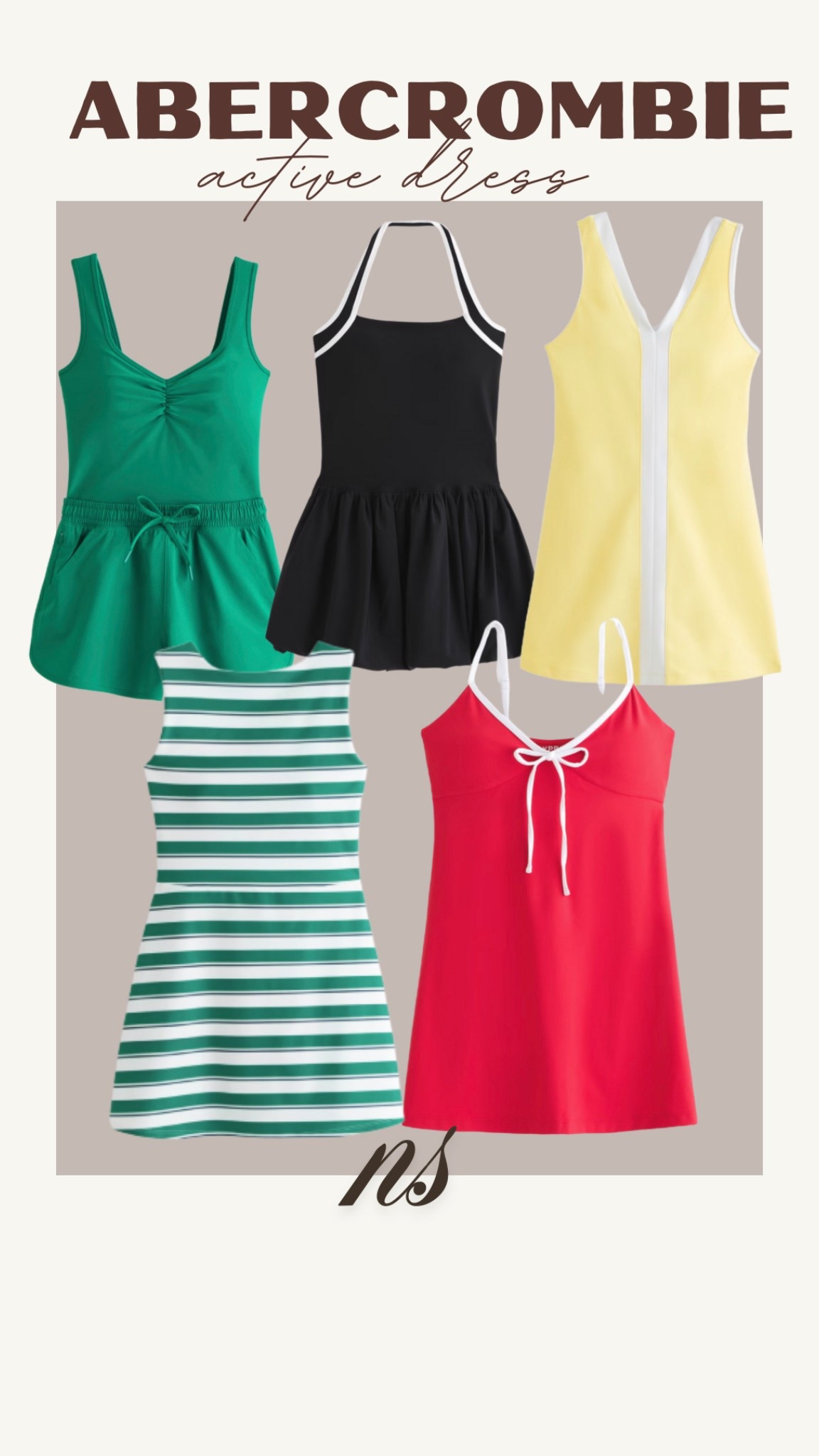 Abercrombie spring sale // use code SPRINGAF // active dress // pickleball outfit 



#LTKSeasonal #LTKSaleAlert #LTKActive