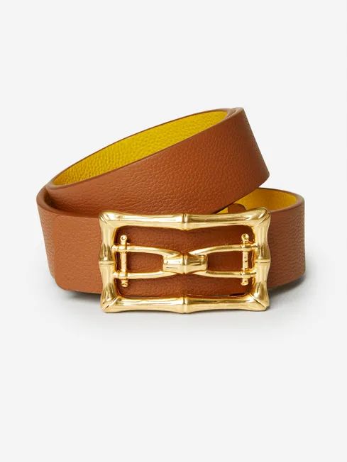 Davina Reversible Leather Belt | J.McLaughlin