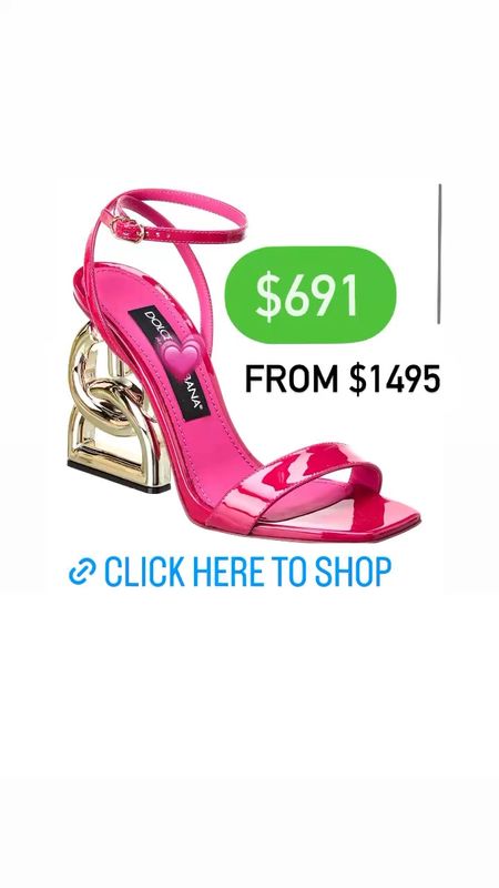 D&G pink sandal sale! 


#LTKsalealert #LTKshoecrush #LTKHolidaySale