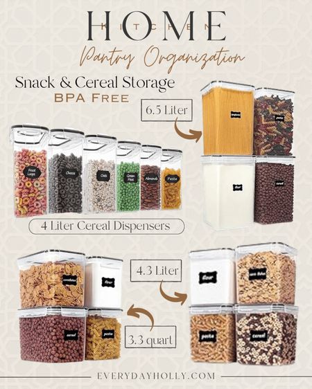 Pantry Refresh Essentials

Home  Home organization  Kitchen  Pantry  Storage  Food storage  BPA free  Container  Minimalist label

#LTKhome #LTKSeasonal