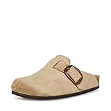 Madden Girl Women's Prim Clog, Taupe Fabric, 9.5 | Amazon (US)