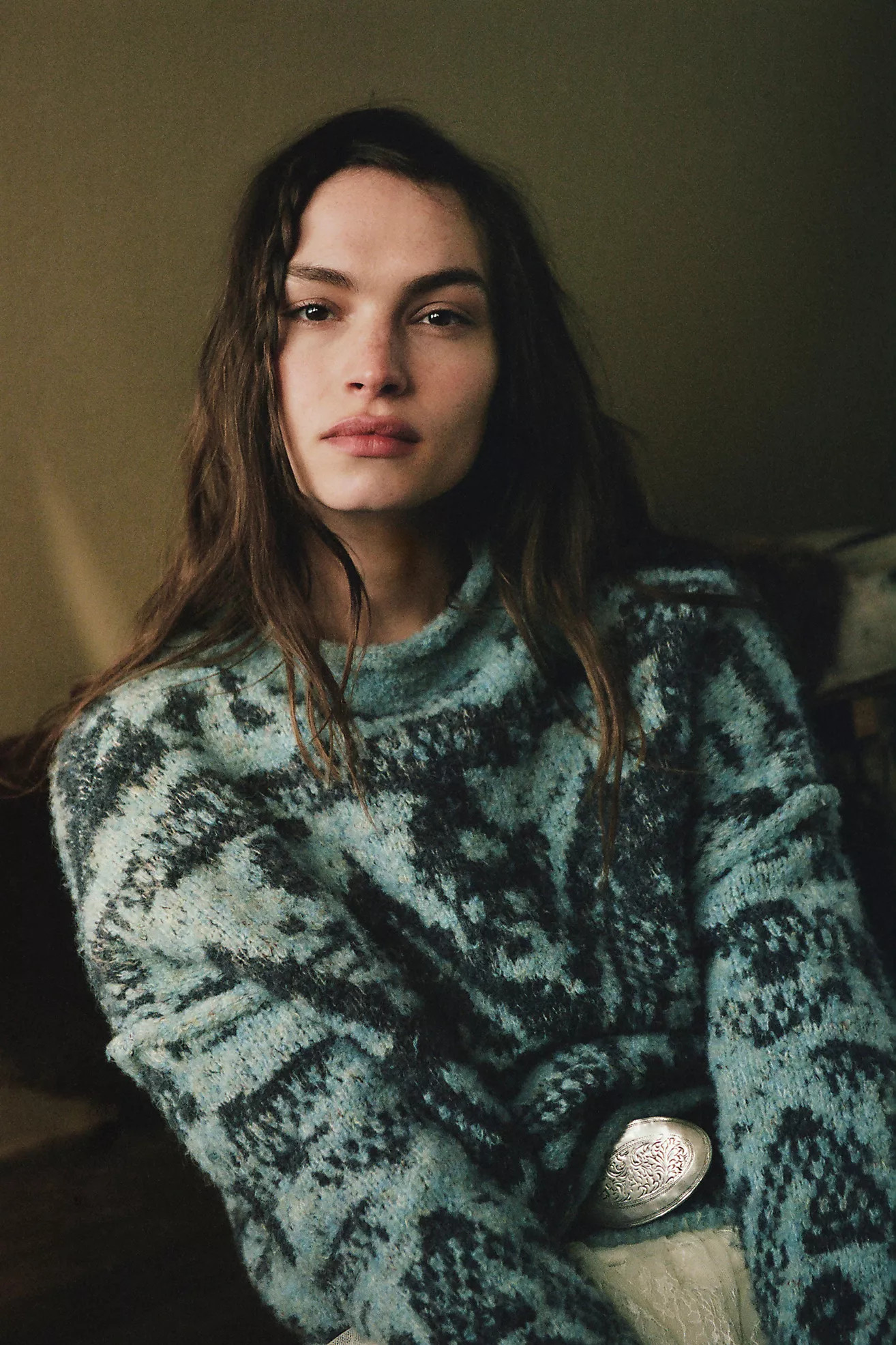 Pilcro Relaxed Roll-Neck Sweater | Anthropologie (US)