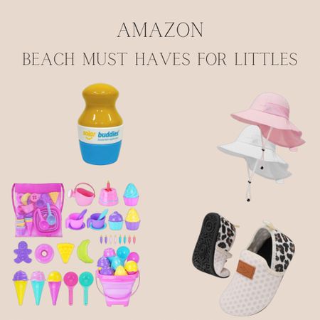 Beach must haves for littles // sunscreen applicator // water shoes // sand toys // sun hat 

#LTKswim #LTKbaby #LTKkids