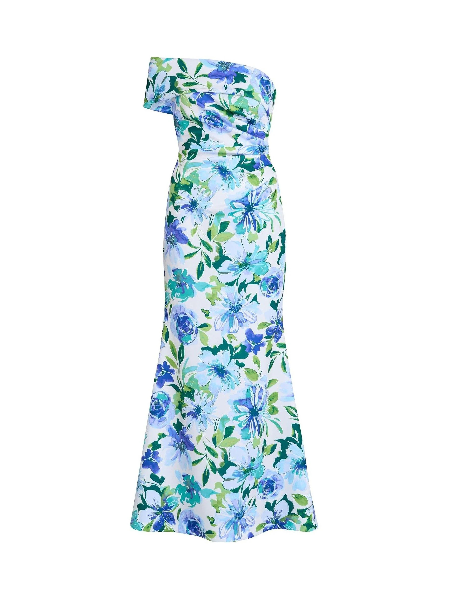 Gina Bacconi Gina Bacconi Blue Josie Printed Maxi Dress | Next US