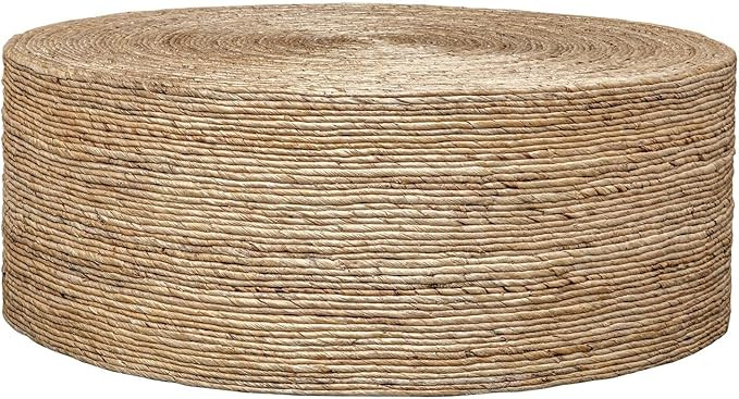 Uttermost Rora Wood Woven Round Coffee Table 25172 | Amazon (US)