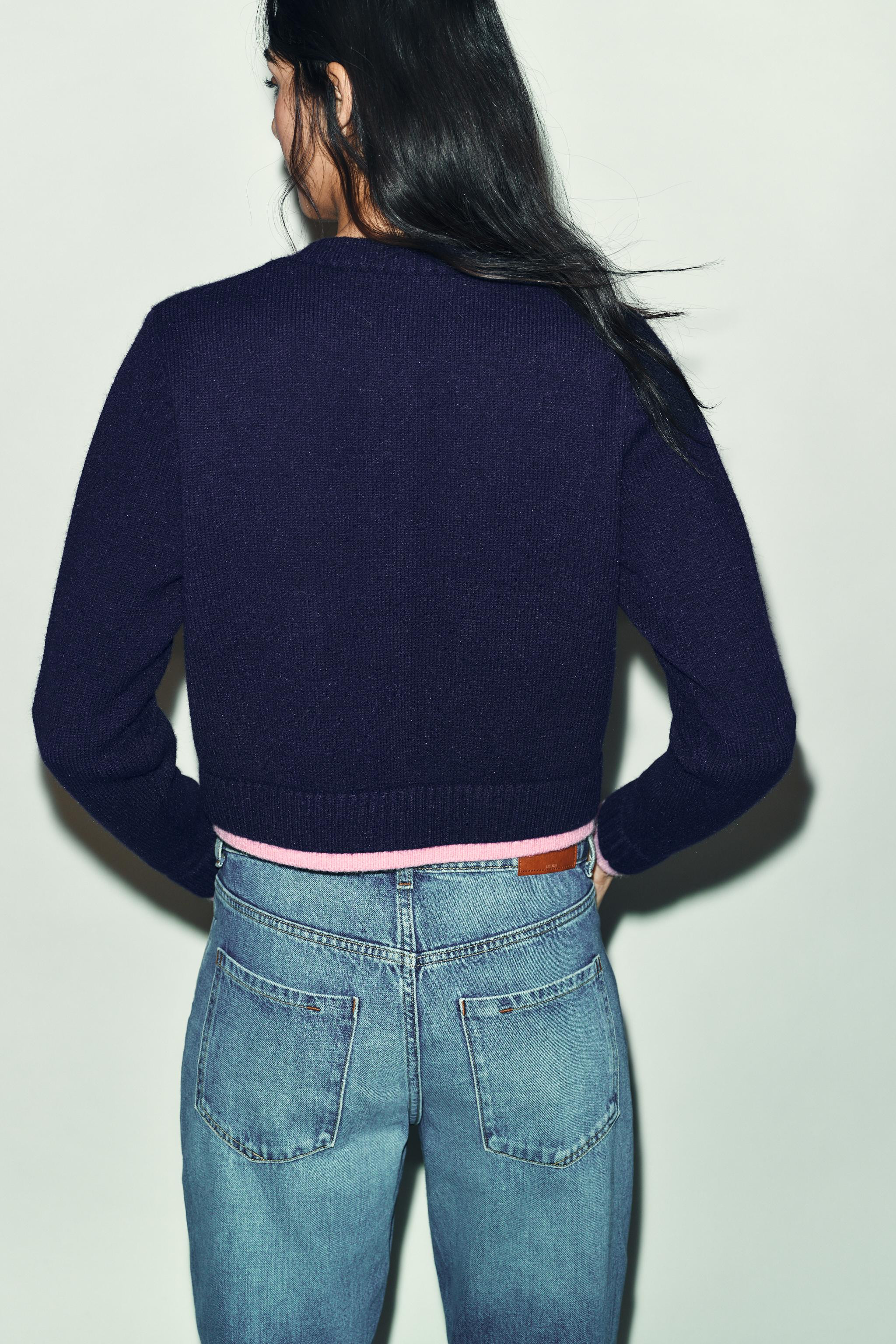 COMBINED KNIT CARDIGAN | Zara US