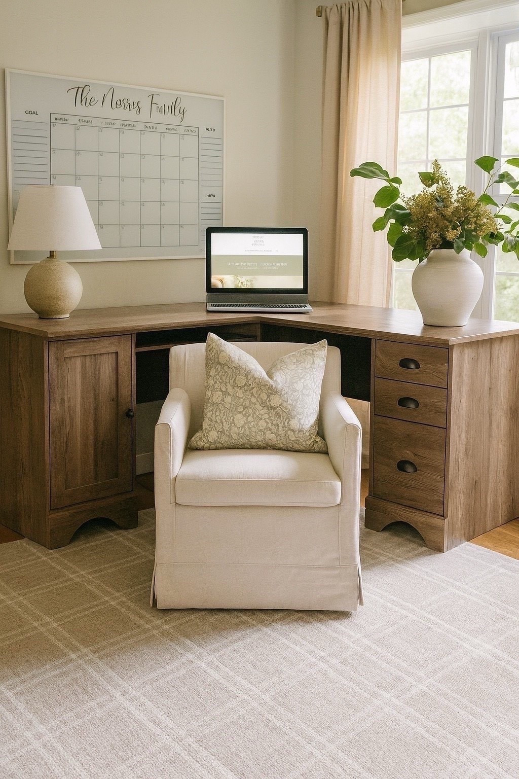 Home office mood board, modern transitional office design, office decor, desk, office chair, rug #homeoffice

#LTKHome #LTKSaleAlert #LTKSeasonal