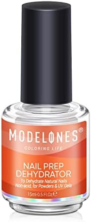 modelones Nail Primer, 15ml Acid Free Nail Dehydrator for Acrylic Nails and Gel Nail Polish, Fast... | Amazon (US)