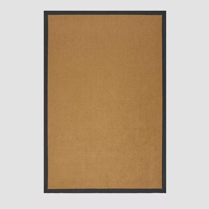 Troy Border Outdoor Rug Beige/Black - Christopher Knight Home | Target