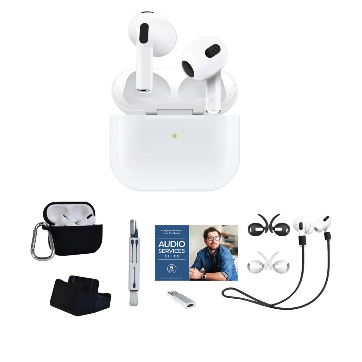 Apple AirPod 3rd Gen Lightning with Charging Stand - 20923259 | HSN | HSN