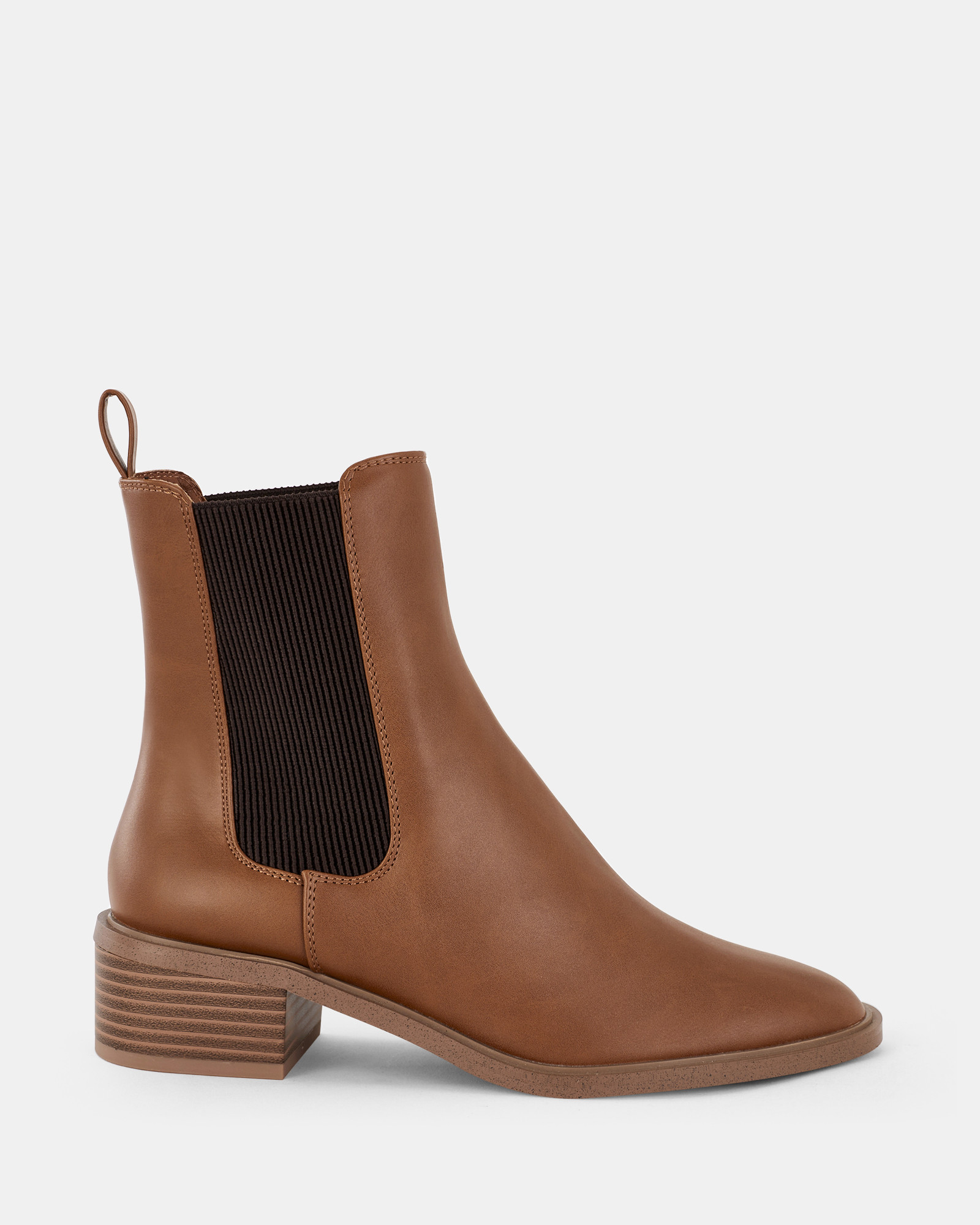 DESIGNATION TAN Slip On Boots | Novo Shoes