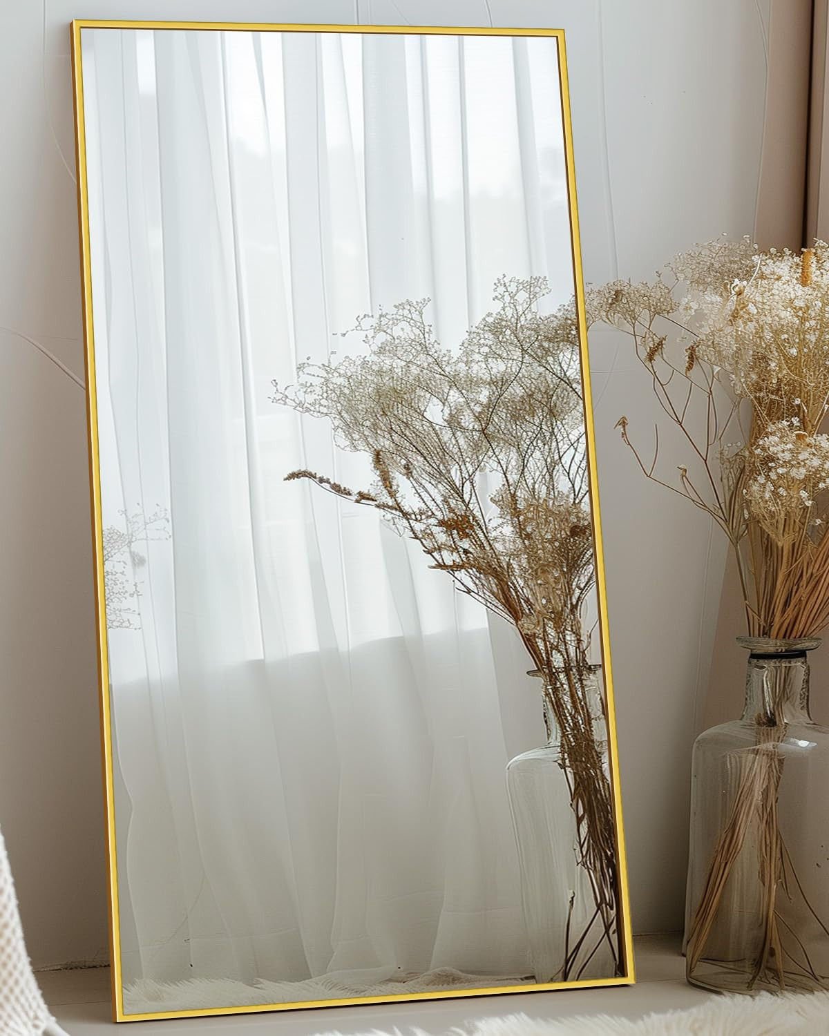 Antok Full Length Mirror, 81"x41" Oversized Floor Mirror Freestanding, Full Body Mirror Floor Sta... | Amazon (US)