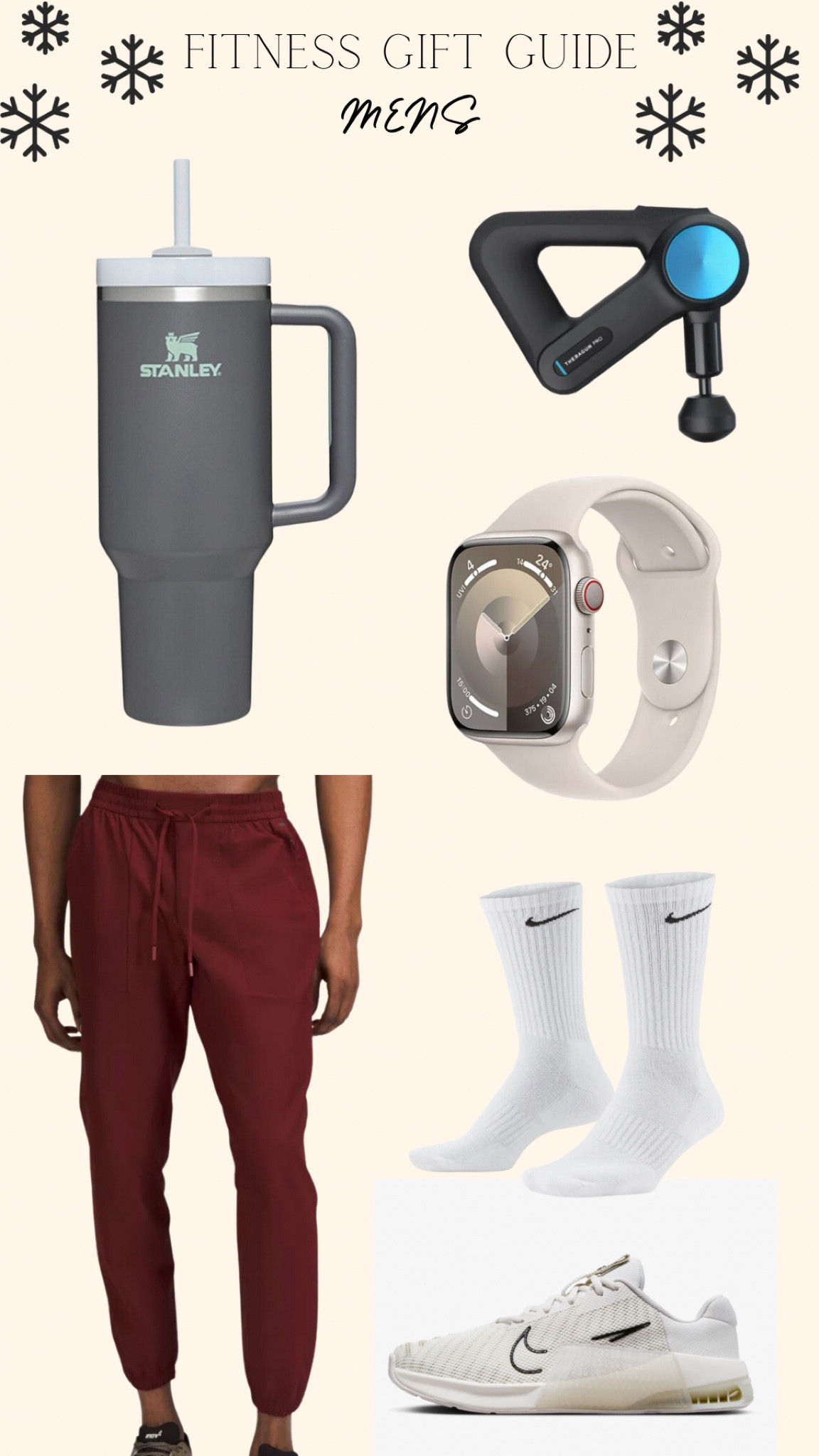 Men’s Fitness Gift Guide 

gift guide - gift guide mens - gift guide for men - men’s presents - men’s gifts - gifts for man - fitness gifts for men - men’s fitness gifts - fitness gifts - lululemon - Stanley cup - Stanley cup men’s - theragun - Apple - Apple Watch - Nike - Nike trainers - Nike socks 

#LTKSeasonal #LTKGiftGuide #LTKHoliday