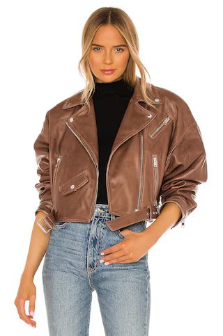 LAMARQUE Dylan Jacket in Tan from Revolve.com | Revolve Clothing (Global)