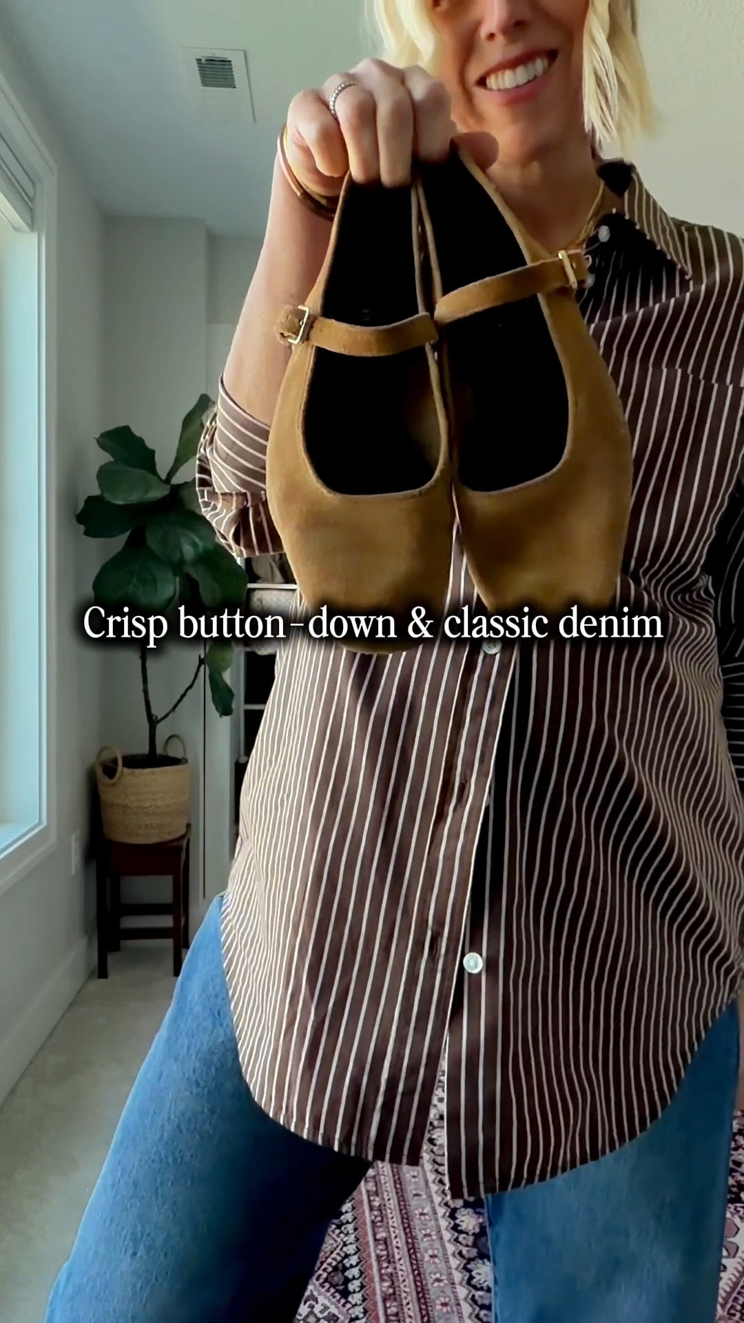 Easy school day-outfit to wear for drop off then to the rest of your busy day of work and errands and meetings and after school activities.￼

#LTKgrwm #LTKmorningroutine #LTKOver40