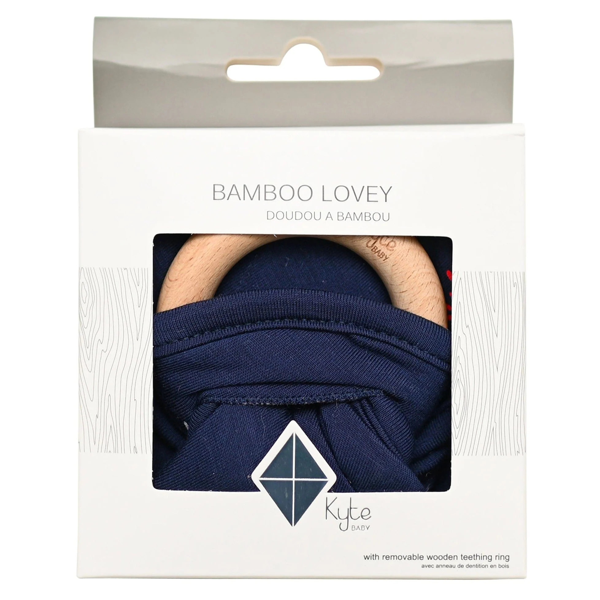 Lovey in Fireworks with Removable Teething Ring | Kyte BABY