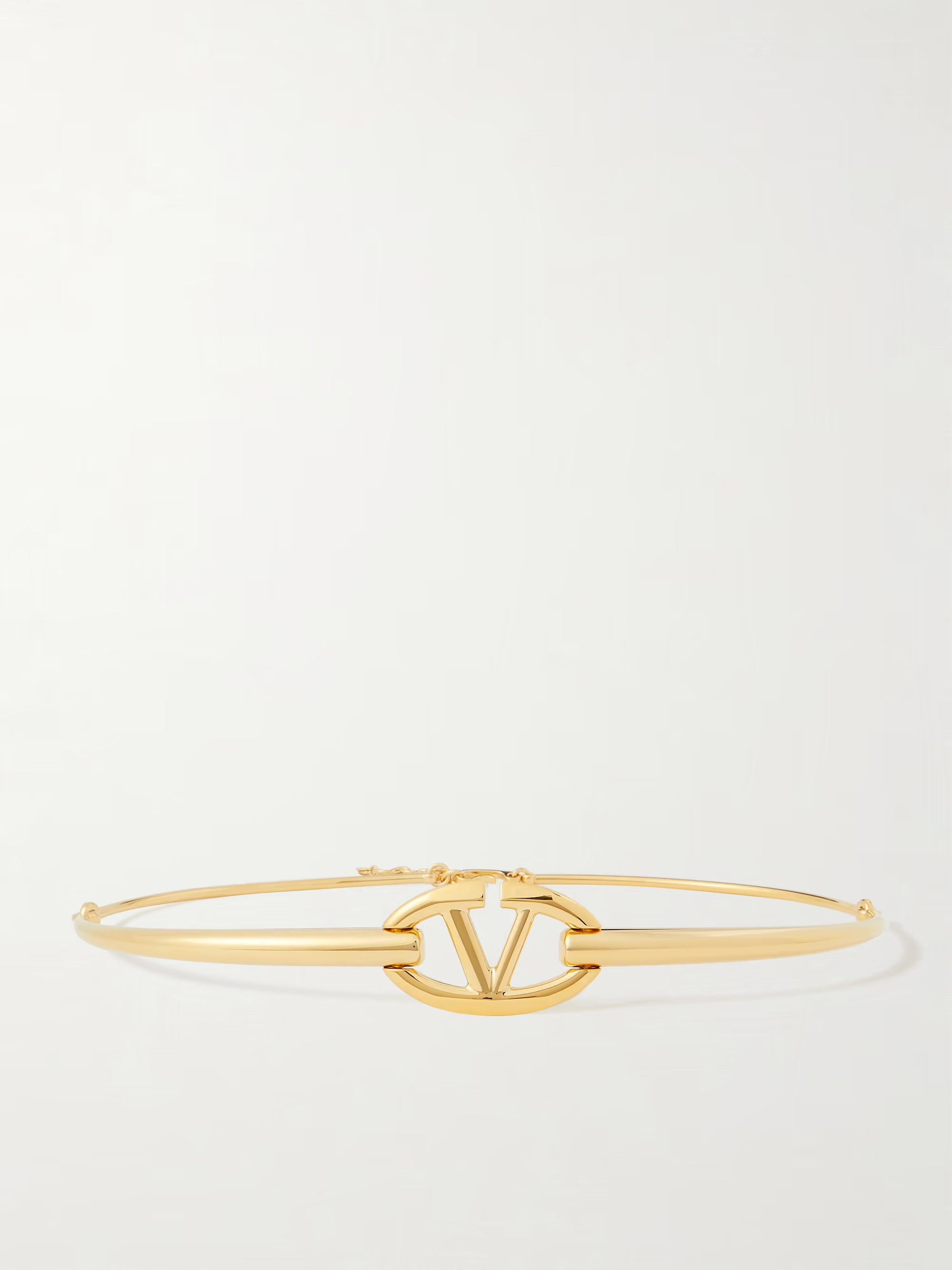 VLOGO gold-tone belt | NET-A-PORTER (US)