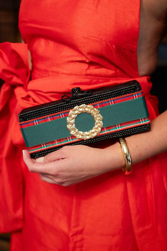 Colette - Christmas Plaid with Hunter Green | Lisi Lerch Inc