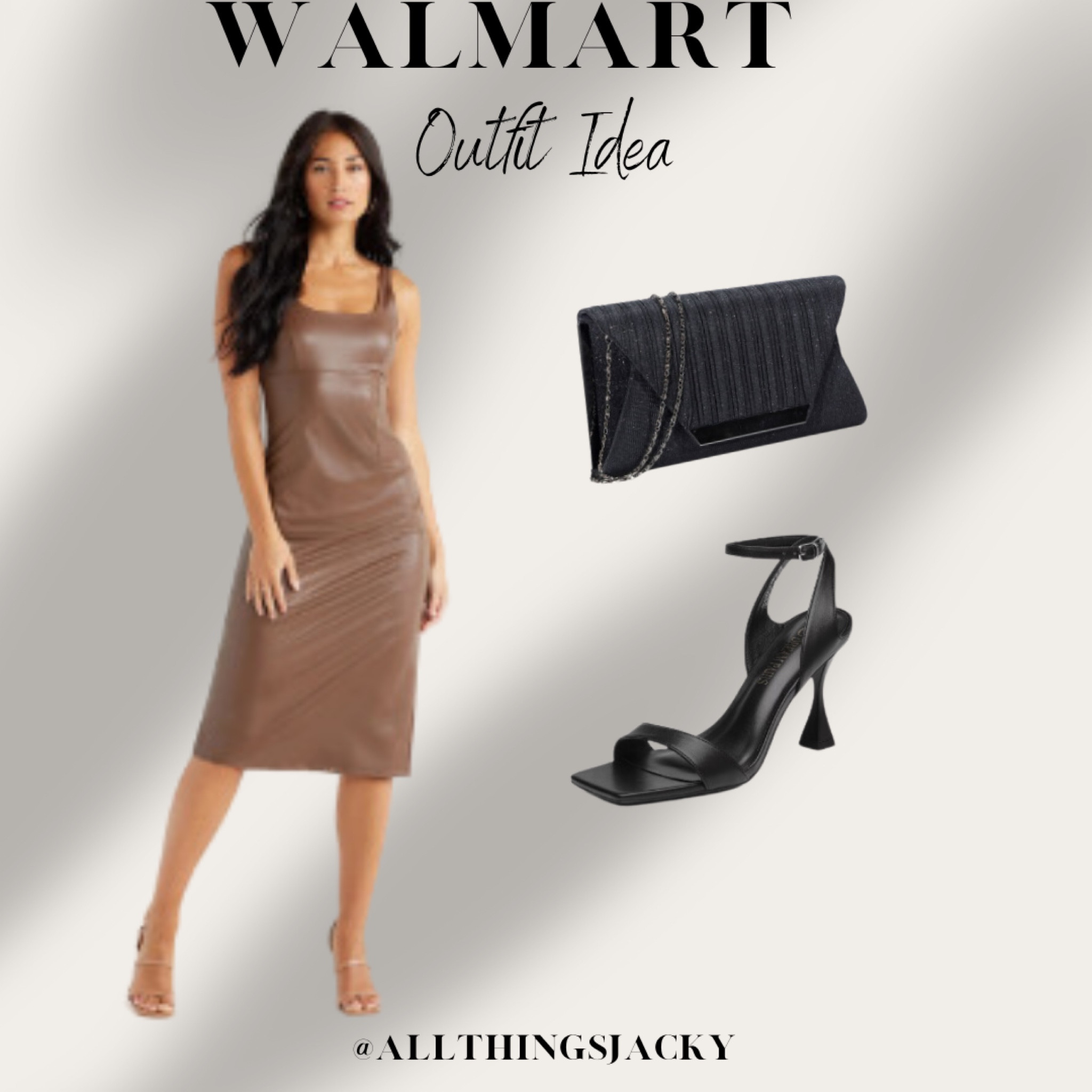 Faux leather dress
Look for less
Affordable Walmart outfit 

#LTKSeasonal #LTKmidsize #LTKHoliday