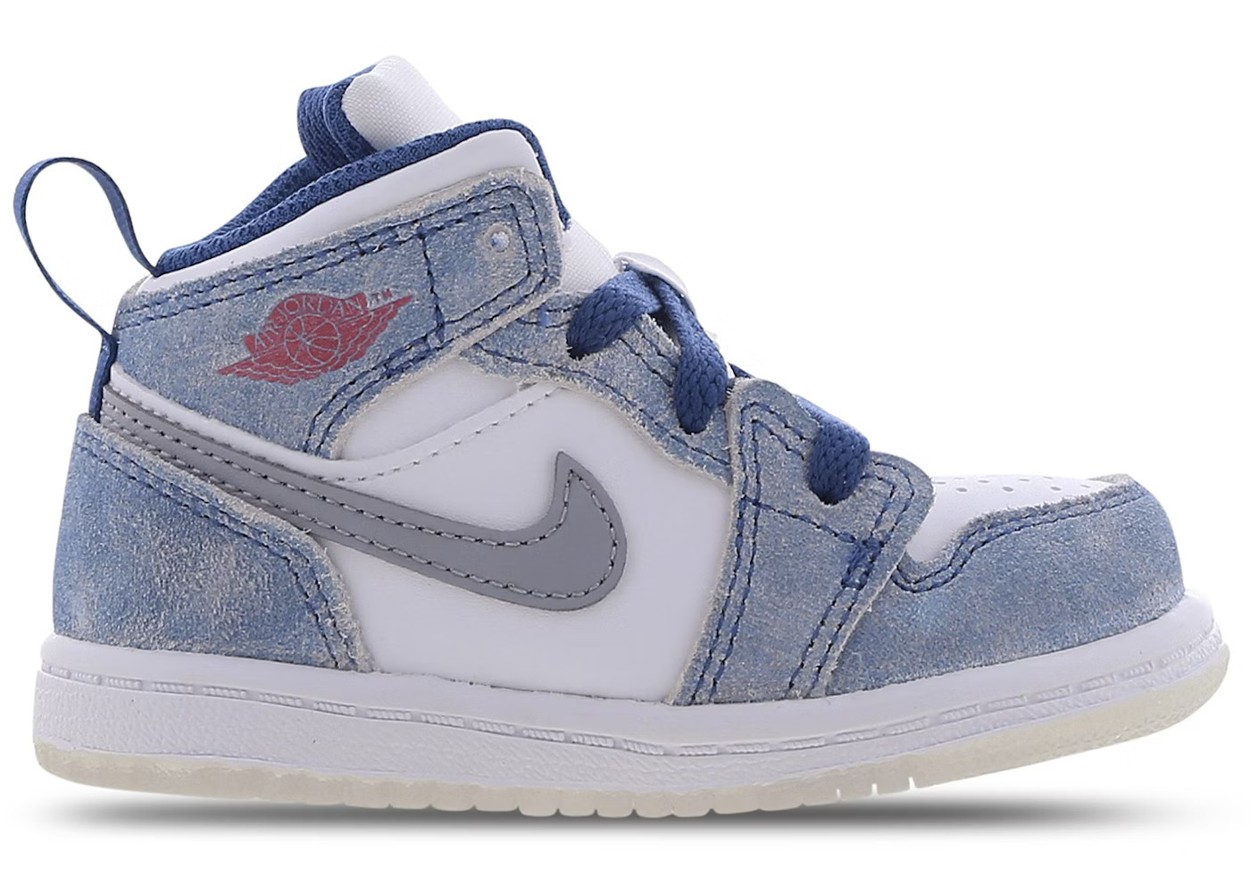 Jordan 1 Mid SEFrench Blue Light Steel (TD) | StockX