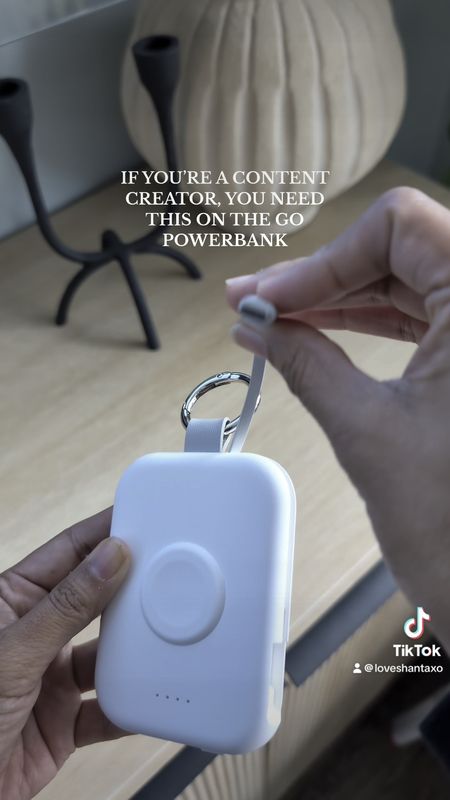 Content creator tools, portable powerbank! Travel charger 

#LTKGiftGuide #LTKfindsunder50 #LTKtravel
