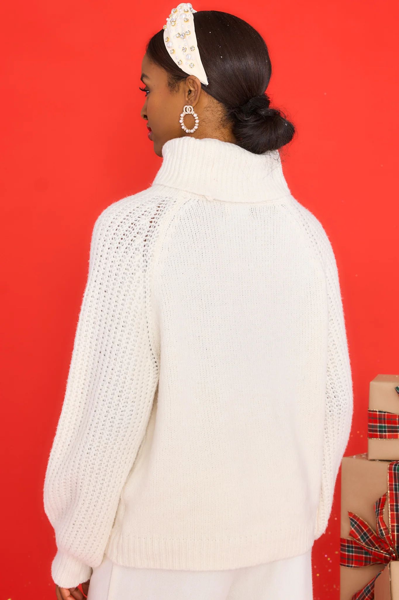 Be Better Ivory Sweater | Red Dress 