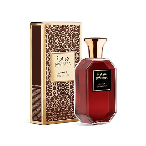 Jawhara Oud Velvet | Woody Ambery Eau de Parfum 3.3 fl oz | Oud with Notes of Saffron, Amber Wood... | Amazon (US)