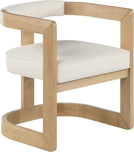 Meridian Furniture 592Cream-C Manchester Collection Modern | Contemporary Dining Chair, Solid Woo... | Amazon (US)