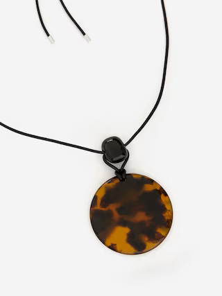 Leather Cord Pendant Necklace | Arket UK