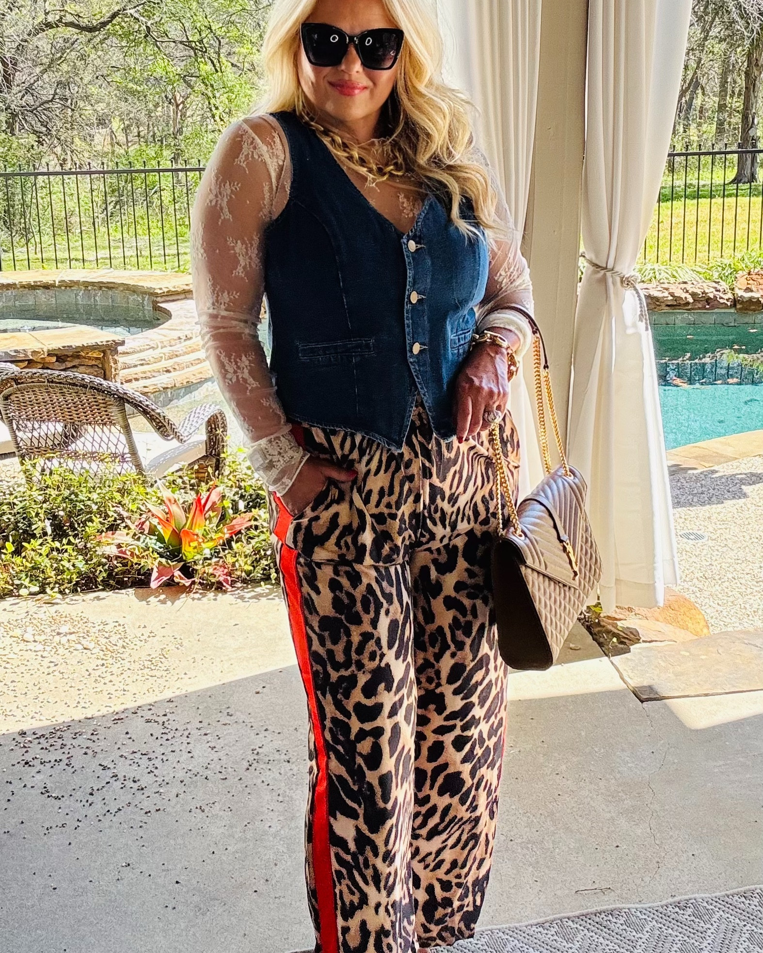 Pants from Walmart and top + denim vest from Amazon! Love it! Look for under $50 💋

#LTKBeauty #LTKOver40 #LTKootd