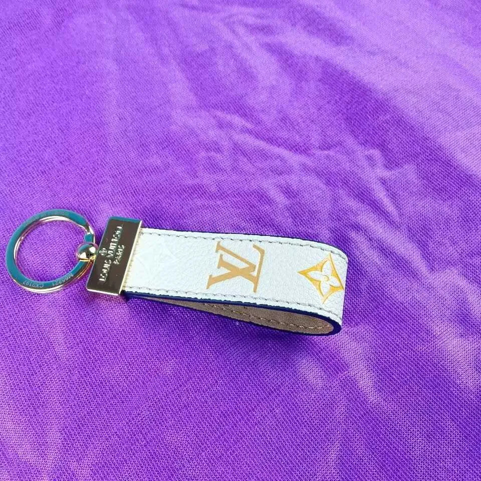 Handmade designer keychains dragonne multicolor key chain women men brown leather bag wallet lany... | DHGate