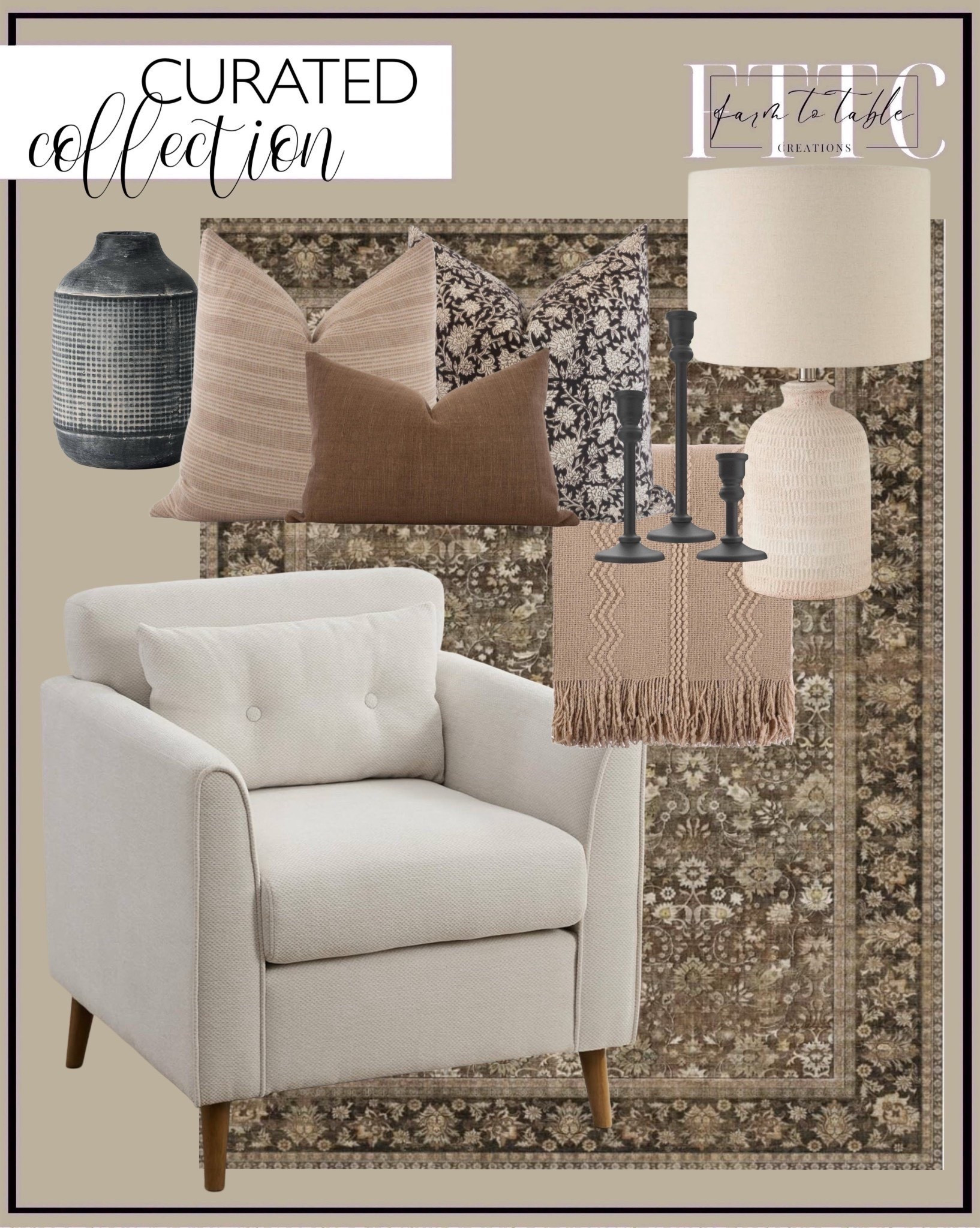 Curated Amazon Home Finds – Warm Neutrals You’ll Love
Follow @farmtotablecreations on Instagram for more Amazon decor that feels designer.

This Amazon collection pulls together some of my most-loved neutral pieces for a cozy, elevated living room refresh. The cream accent chair is so comfy and versatile, and I paired it with warm brown pillows, a moody floral rug, and layered textures—from the ceramic vase to the woven throw and lamp. These finds look boutique—but they’re all from Amazon, and most ship fast!

Tap to shop the full collection.

#AmazonHome #NeutralDecor #AmazonFinds #LTKAmazon #CuratedDecor #LivingRoomInspo #AmazonLivingRoom #EarthToneDecor #FallHomeDecor #LTKhome #AmazonFavorites #WarmNeutrals #ModernOrganic #TexturedHome #InteriorStyling


#LTKHome #LTKFindsUnder50 #LTKSaleAlert