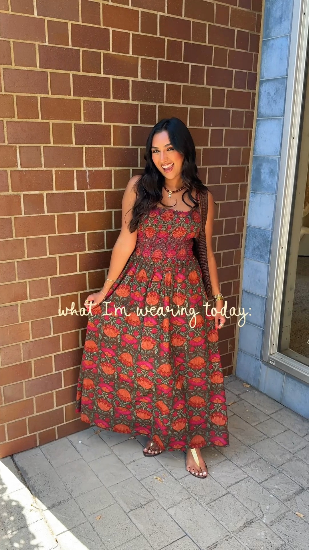 LOVE this dress!🤎  it’s on sale! Use code: AFKATHLEEN FOR $$ off!

Size small!