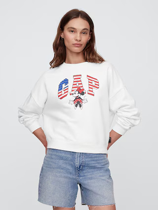 Gap × Disney Oversized Logo Sweatshirt | Gap Factory